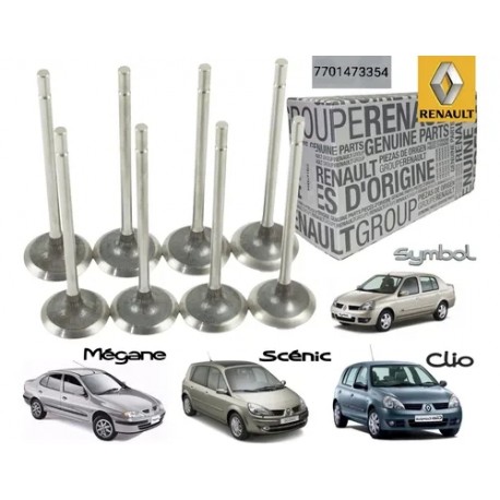 Valvula Escape Renault Megane Clio Symbol Kangoo 1.6