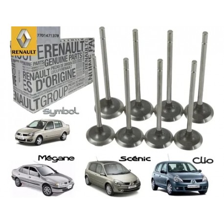 Valvula Admision Renault Megane Clio Symbol Kangoo 1.6