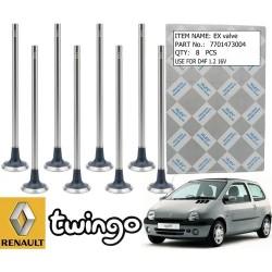 Valvula Escape Renault Twingo 16v Motor 1.2l (3 Cuñas)