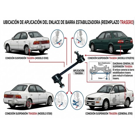 Bieleta Lapiz Trasero Corolla Araya Babycamry Sapito Pantall