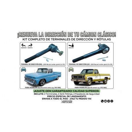 Terminal Direccion Externa Chevrolet C10 C20 C30