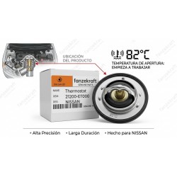 Termostato Nissan B16 Tiida 82 g.