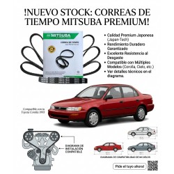 Correa Tiempo Toyota Corolla Araya / Baby Camry Carburados