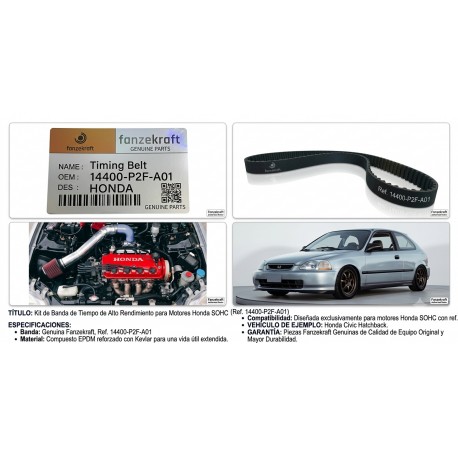 Correa De Tiempo 104 Dientes 1.6 *honda Civic*