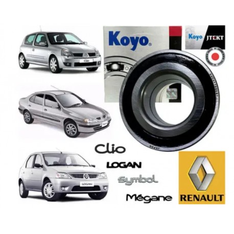 Rodamiento Delantera Renault Clio Symbol Megane Logan
