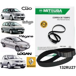Correa Tiempo Renault Megane Laguna Clio Logan 132 Dientes