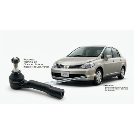 Terminal Externo Derecho Nissan Tiida 2005-2013