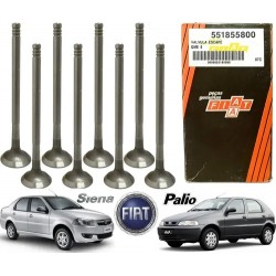 Valvula Escape Siena Palio 1.2 1.3 Fiat Idea Cuña Corta