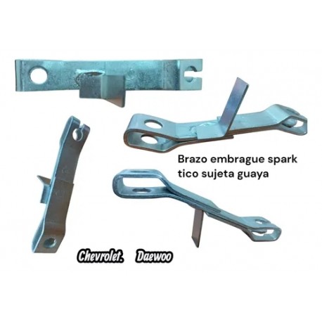 Brazo De De Embrague Spark Matiz Tico Sujeta La Guaya