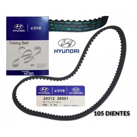 Correa Tiempo Getz Elantra Accent Rio 1.6l 105d