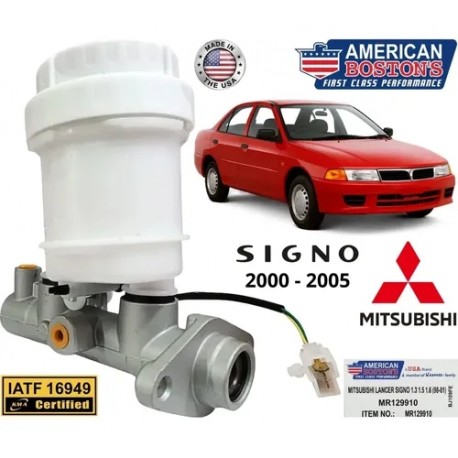 Bomba Freno Mitsubishi Lancer 1.3 1.5 1.6 (98-01) 2 Tubos